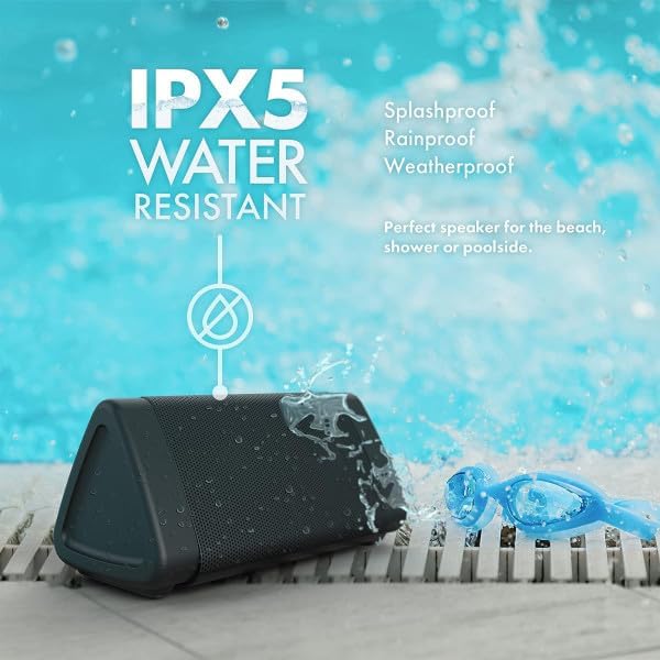 Cambridge Soundworks OontZ Angle 3 Bluetooth 5.4 Speaker, up to 100 ft Wireless Range, up to 24 Hrs Playtime, Portable Small Speaker for iPhone, Android Phones, IPX5 Portable Bluetooth Speaker, Black - Image 4